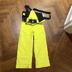 Obermeyer Lime Green Snow Bib